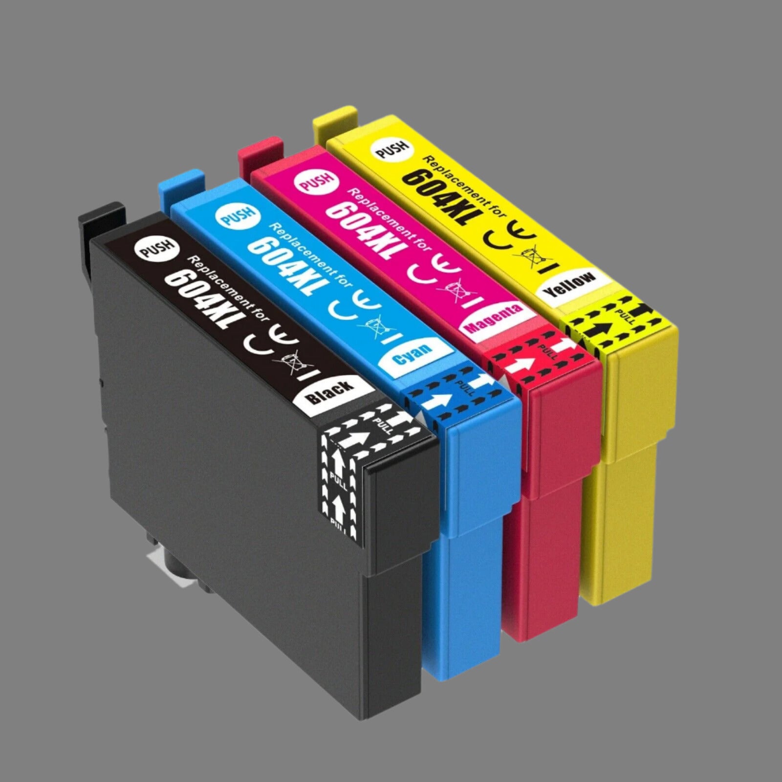 604XL Ink Cartridges For Epson WorkForce WF-2910 WF-2930 WF2935 & WF-2950 Non-OEM