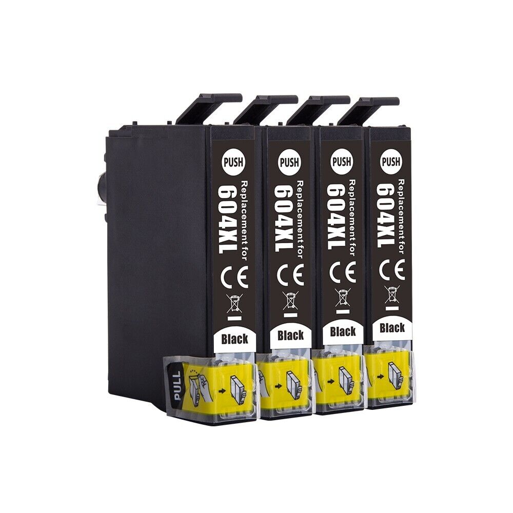 604XL BLACK Ink Cartridges For Epson XP2200 XP2205 XP3200 XP3205 XP4200 XP4205 WF-2950 Non-OEM