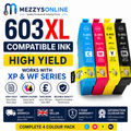 Epson 603XL Compatible Ink Cartridges XP-2100 XP-2105 XP-2150 XP-2155 XP-3100 XP-3105 WF-2810 WF-2820 High Yield