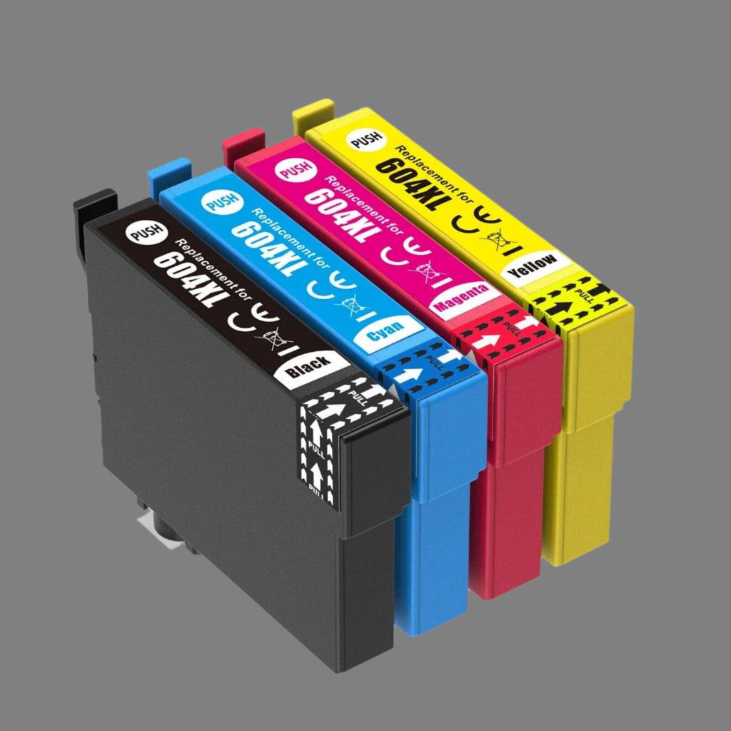 604XL Ink Cartridges For Epson WorkForce WF-2910 WF-2930 WF2935 & WF-2950 Non-OEM